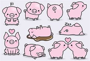 Image result for Cute Pig Designs