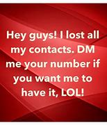 Image result for Lost My Contacts Status