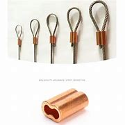 Image result for Copper Coated Steel Rope Clamps