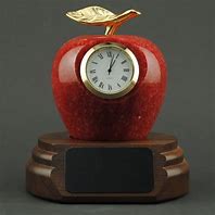 Image result for Crystal Apple Clock