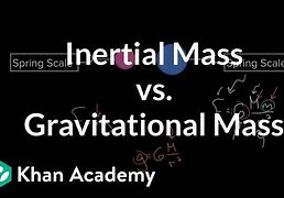 Image result for Inertial Mass vs Gravitational Mass