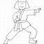 Image result for Karate Girl Coloring Pages