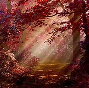 Image result for Red Forest with Creatures