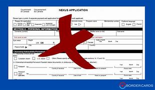 Image result for Nexus Application Canada