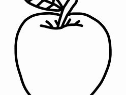 Image result for Black and White Apple Template