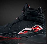 Image result for Red and Black Jordan 8s