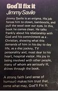 Image result for Jimmy Savile God Fix-It Book