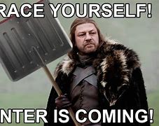 Image result for BRACE Yourself Winter Is Coming Meme