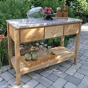 Image result for Outdoor Serving Table