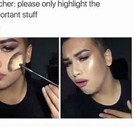 Image result for Funny Makeup Tutroials