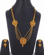 Image result for 24Ct Gold Necklace Sets for Women
