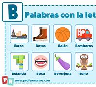 Image result for Palabras Con B
