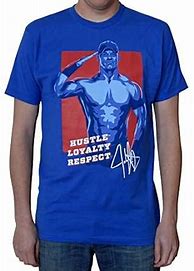 Image result for WWE John Cena Blue Shirt