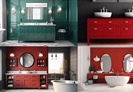 Image result for Ideas for Painting Bathroom Cabinets