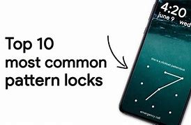 Image result for Common Pattern Lock Passwords