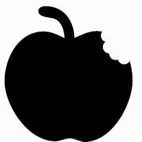 Image result for Bitten Apple Silhouette