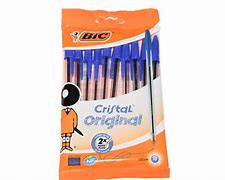 Image result for Bic Cristal Blue Pens
