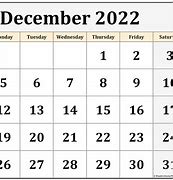 Image result for Calendar for December 2022