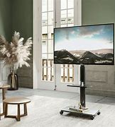 Image result for Rolling TV Cart Stable Swivel