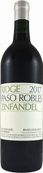 Image result for Ridge Zinfandel Paso Robles