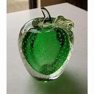 Image result for Glass Apple Decor