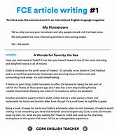Image result for FCE Article Examples