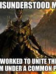 Image result for Sauron Orc Meme