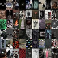 Image result for Goth Aesthetic Collage