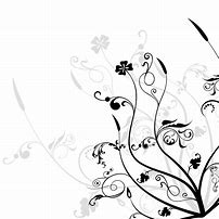 Image result for Black and White Flower Design Art