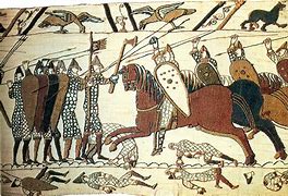 Image result for Bayeux Tapestry Norman Conquest