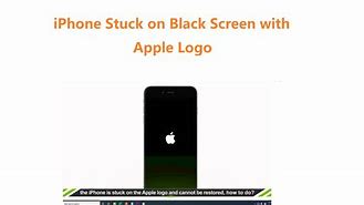 Image result for iPhone Black Screen with Apple Logo