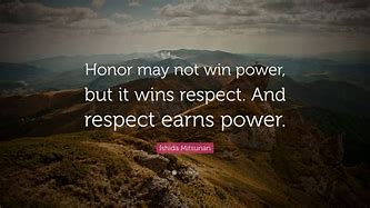 Image result for Honor Respect Loyalty