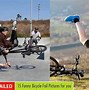 Image result for Funny People Falling Off Bikes