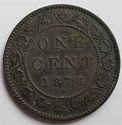 Image result for 1876 1 Cent Canada Coin