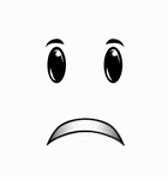 Image result for Sad Face On Roblox