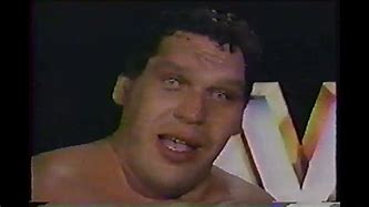 Image result for Andre the Giant Big John Studd Wrestlemania 1