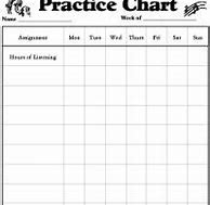 Image result for Violin Schedule Printable