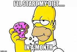 Image result for Donut Diet Meme