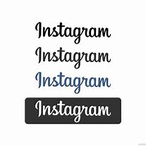 Image result for Instagram Vector Text