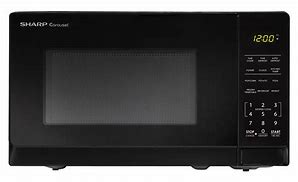 Image result for Black Sharp Carousel Microwave