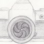Image result for Sketch of Camera