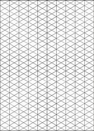 Image result for Isometric Grid Paper Printable