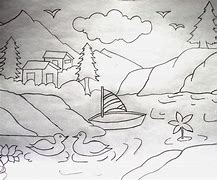 Image result for Natural Drawing Black and White