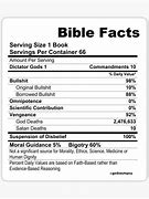 Image result for Christian Facts Label