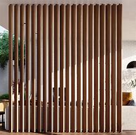 Image result for Wood Slat Partition Wall