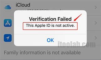 Image result for iCloud Not Active in Apple ID