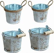 Image result for Small Metal Pails for Crafts