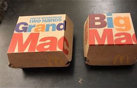 Image result for Grand Big Mac vs Big Mac