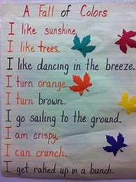Image result for Fall Poem Kindergarten