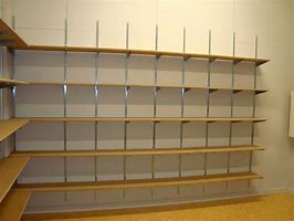 Image result for Wall Mounted Retail Shelving